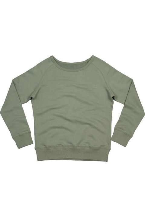 Mantis Favorite női kapucnis pulóver, puha olíva, Melange katonai zöld