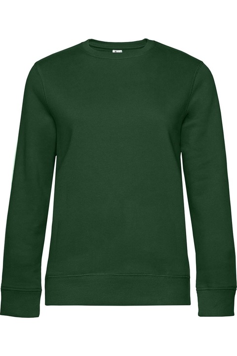 B&C női kapucnis pulóver, üvegzöld XS INTL