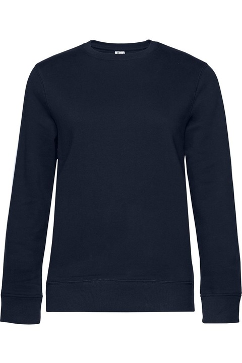 B&C női kapucnis pulóver, sötétkék 2XL INTL