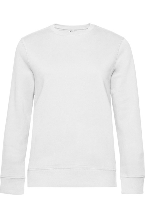 B&C női kapucnis pulóver, fehér M INTL