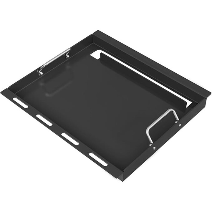 Placa de gratar plancha din otel, 49.7X45cm, cu manere pentru Weber Spirit seria 200, Spirit II E-210 S-210 E-220 S-220
