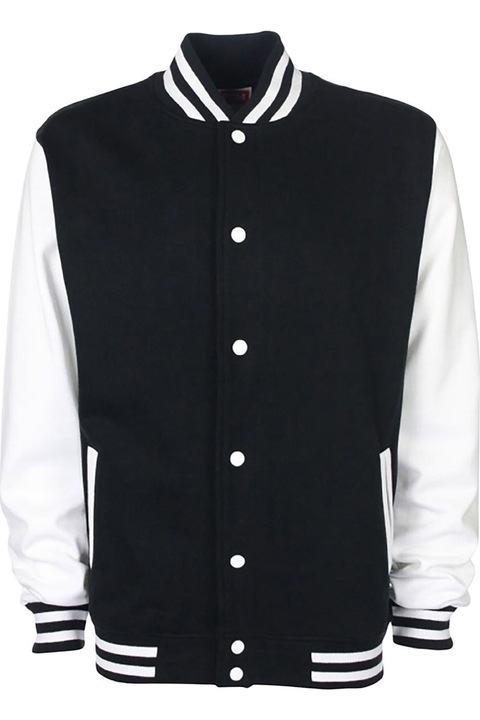 FDM kabát felnőtteknek, fekete/fehér, Fekete