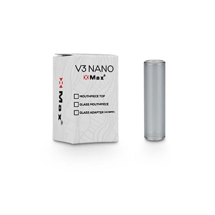 Mustiuc din sticla borosilicata pentru vaporizatorul Xmax V3 Nano