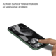 Védőfólia Google Pixel 8a telefonhoz, tokkal kompatibilis képernyővédő, Alien Surface