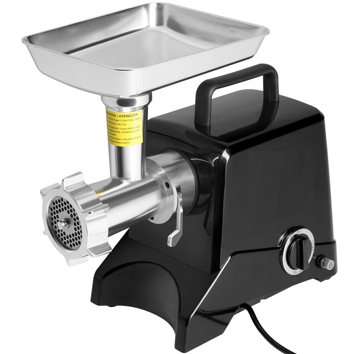 Masina de tocat carne, Capacitate 190 kg/h, 575 W, 2 x site, 2 x cutite, accesorii carnati, Dimensiune tava 237 x 190 x 53 mm