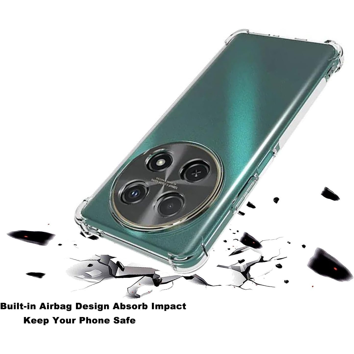 Husa pentru Honor Magic 7 Lite Slim Anti-Shock 1.5mm reinforced 4 corners Transparent