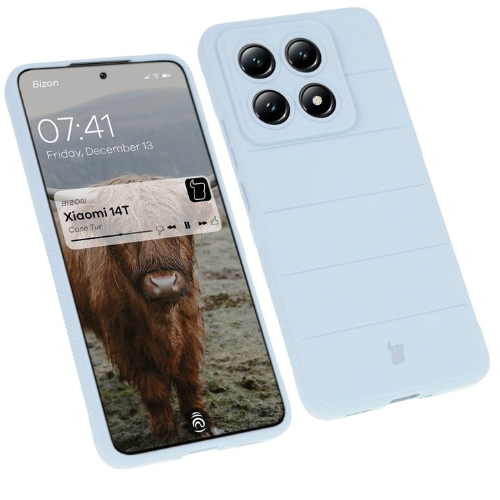 Калъф, Bizon Case Tur, Xiaomi 14T, Светлосиньо
