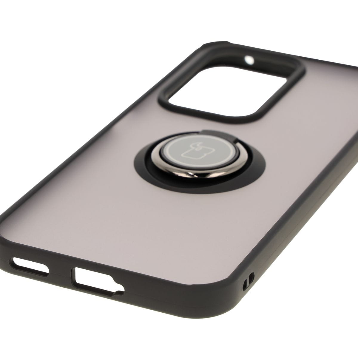 Husa Bizon Case Hybrid Ring pentru Honor 200 Lite, colorata cu rama neagra