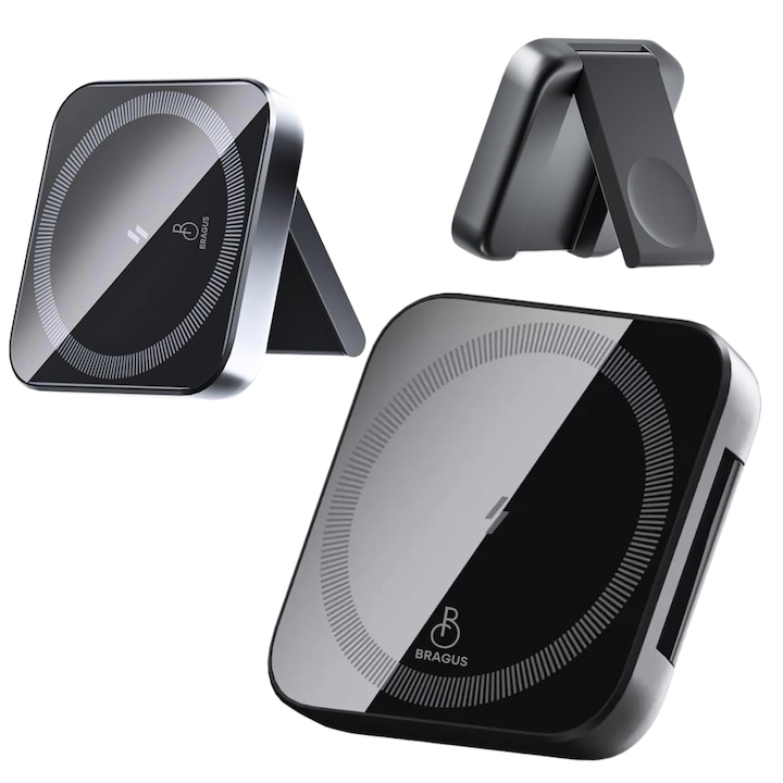 Incarcator Wireless 2 in 1, BRAGUS Incarcator Wireless 2 in 1, BRAGUS