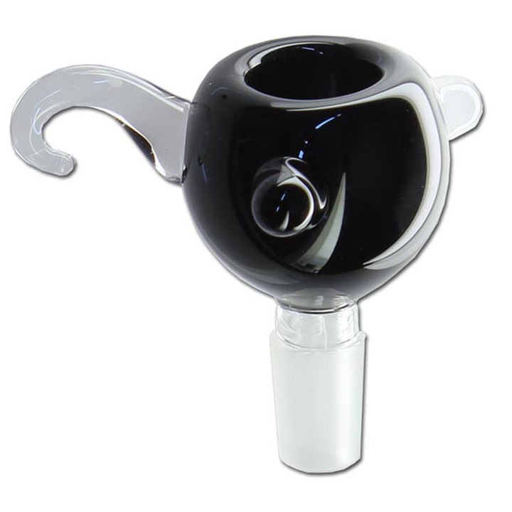 Bol sticla Blaze Glass cu maner pentru bong sau pipa cu SG 14