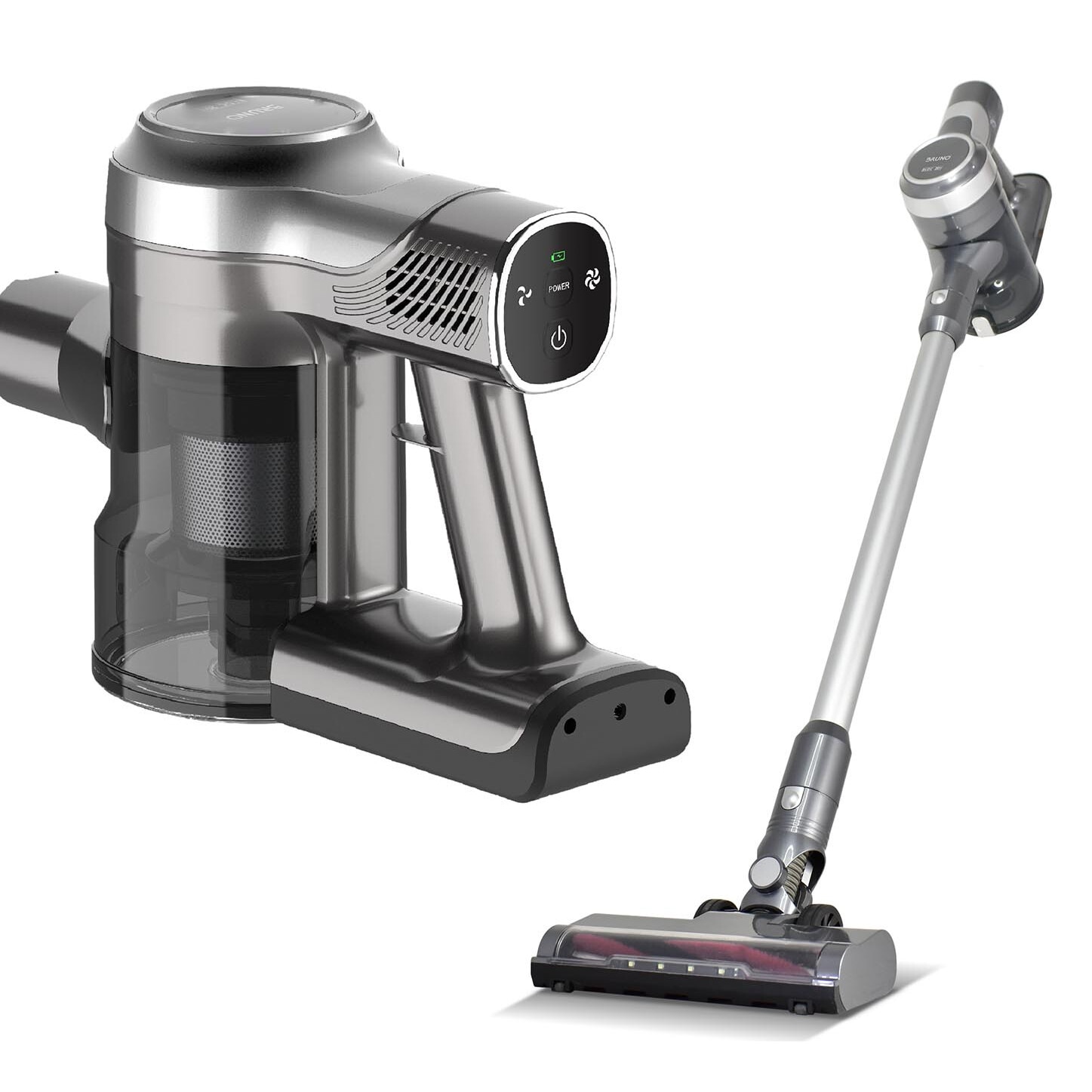 Aspirator BRUNO 2 in 1, 200W, culoare asemi