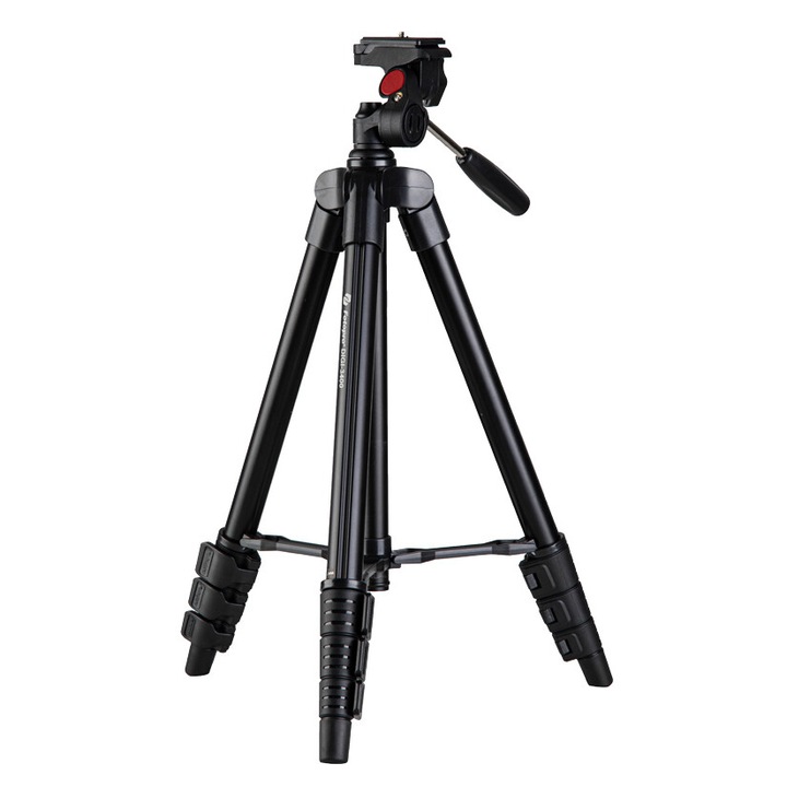 Trepied foto FOTOPRO, DIGI-3400, pliabil, aliaj aluminiu, 121 cm, negru