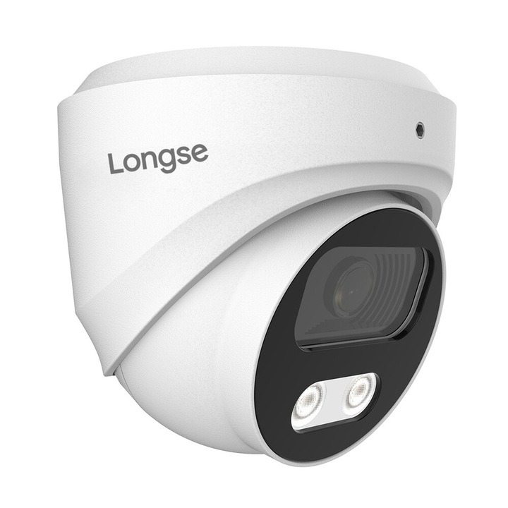 Хибридна камера за наблюдение, LONGSE, CMSBTHC500FKEW, 2.8 mm, 8 MP, IP67, AOC, LED