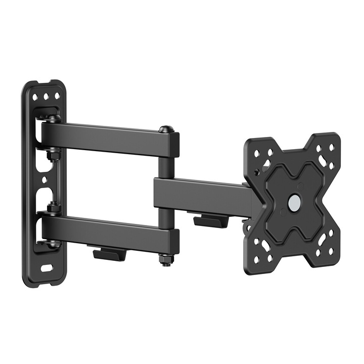 Стойка за телевизор PowerTech PT-1279, 13-32", 20 кг, черна, монтажен комплект