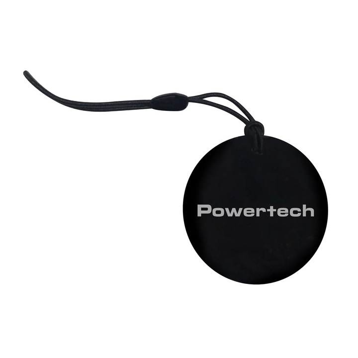 RFID карта Powertech, PT-1286, 125KHz, 2-5cm, 35x35x4mm, черна