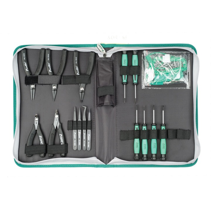 Комплект инструменти PROSKIT ESD PK-2079, 16 бр.