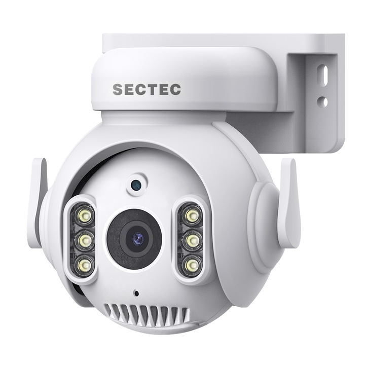 Camera inteligenta SECTEC ST-515C-3MTY, 3MP, WiFi, SD, PTZ, IP65