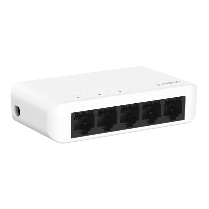 STRONG SW5000P Switch, 5x Gigabit портове, 1000Mbps