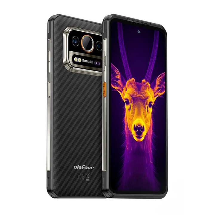 Смартфон Ulefone Armor 25T Pro, 6.78", 6GB RAM, 256GB, 5G, IP68/IP69K, черен