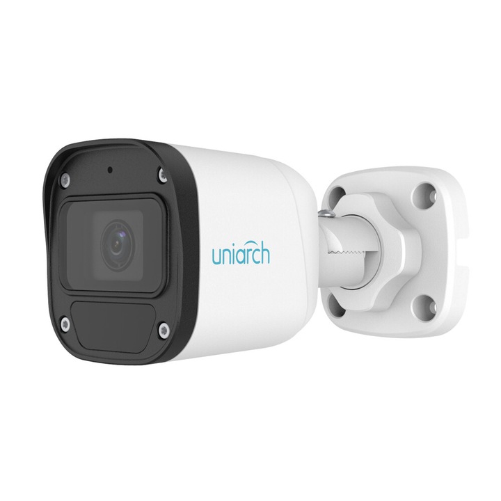 Камера за наблюдение Uniarch IPC-B125-APF28, 5MP, IR до 30m, IP67, 2.8mm, комплект с вграден микрофон