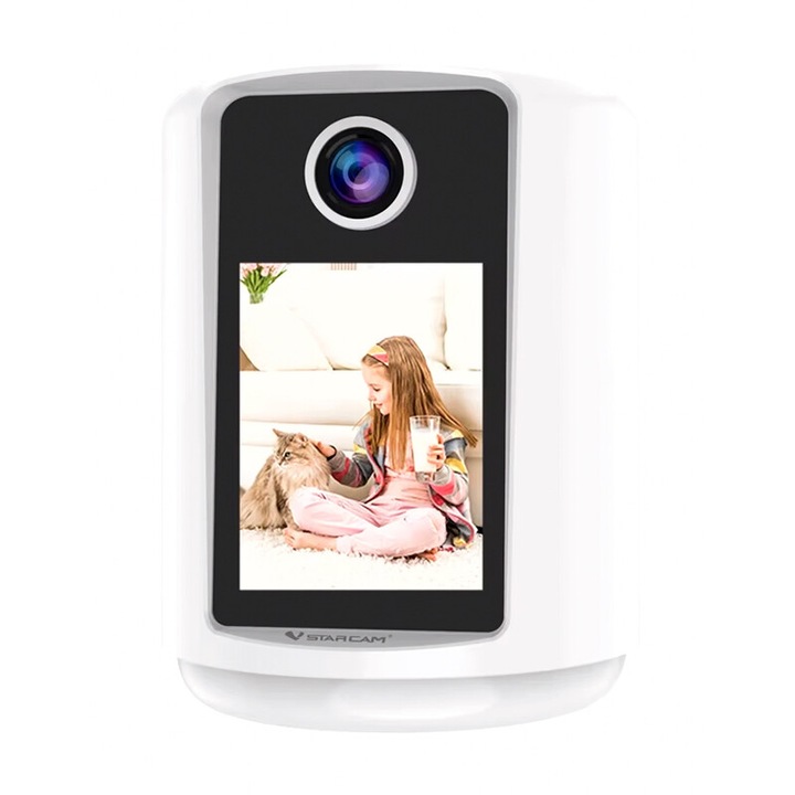 Camera de supraveghere Vstarcam CV331S, 3MP, WiFi, 2000mAh, dimensiuni 83x83x107mm