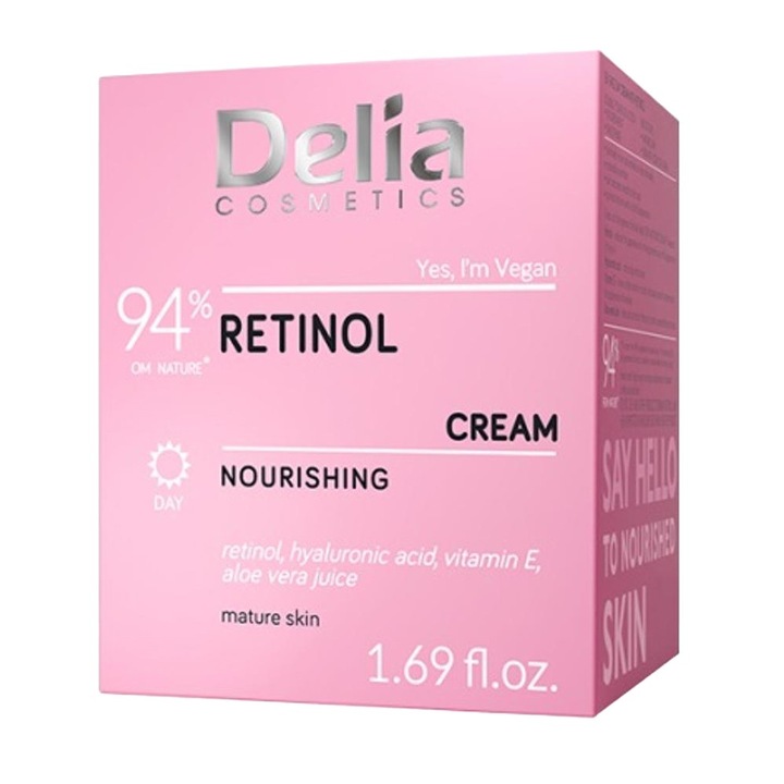 Delia Tápláló arckrém, Retinol, 50 ml