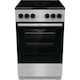 Aragaz electric Gorenje GEC5A61SG, Plita vitroceramica 4 zone, 70 l, 50 cm, Clasa A, Inox