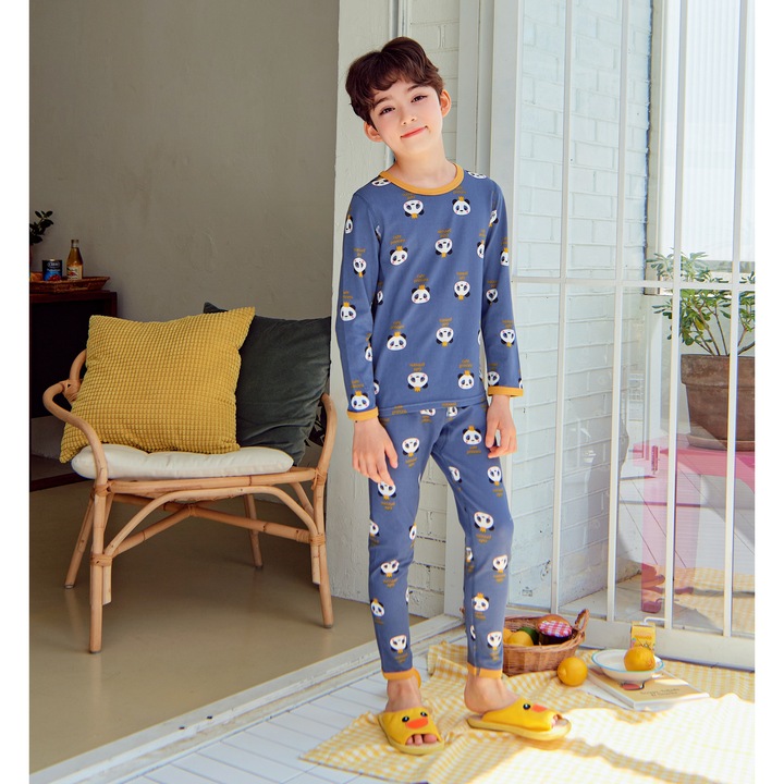 Pijama Copii Global Baieti, Albastru pastel