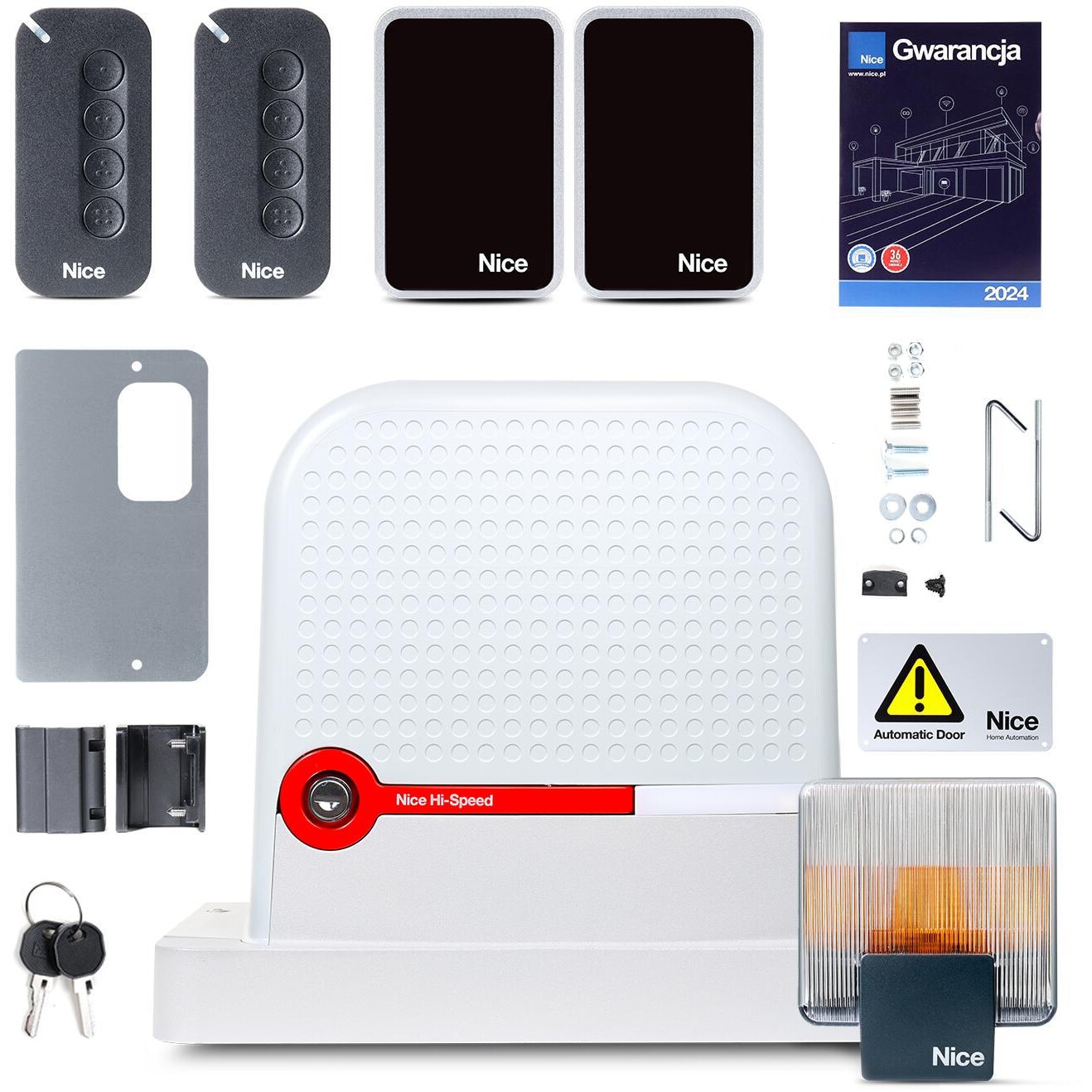 Kit automatizare porti Nice ROBUS 600 HI-SPEED, 600 kg, 24V
