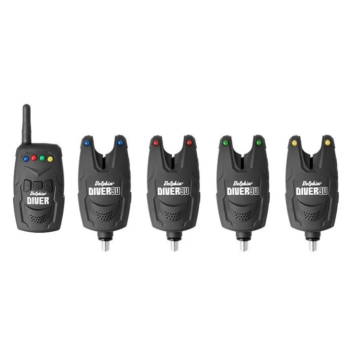 Set Avertizori si Statie Delphin Diver 9V, 2+1