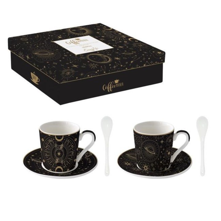 Set 2 Cani Espresso Porcelana Celestial, 100 ml, Multicolor