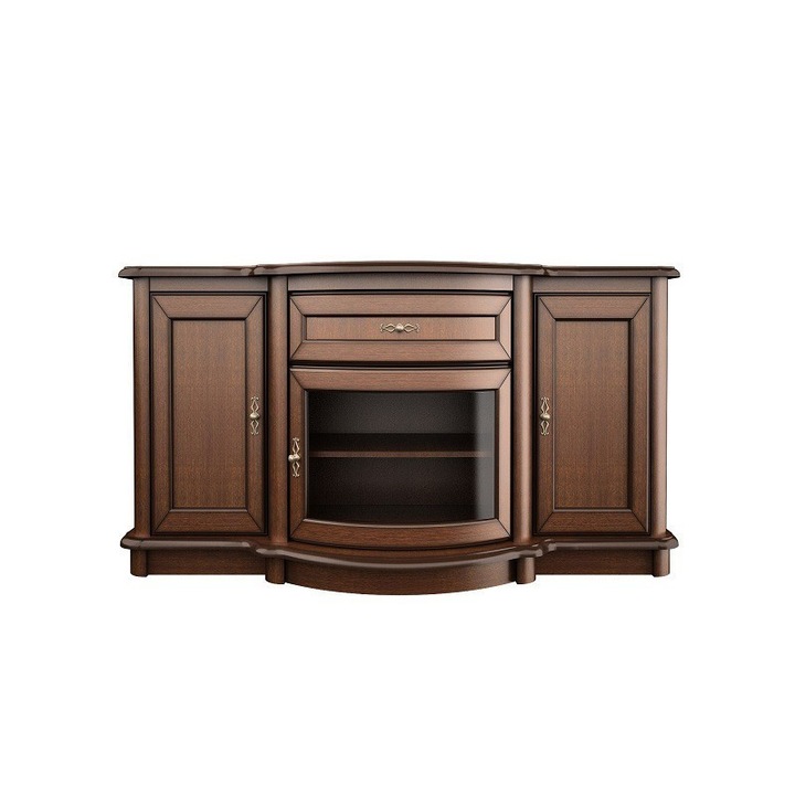 Скрин HAWANA H08, Art-Futuro, стандартен цвят - кафяв, фронтове от дъбов фурнир