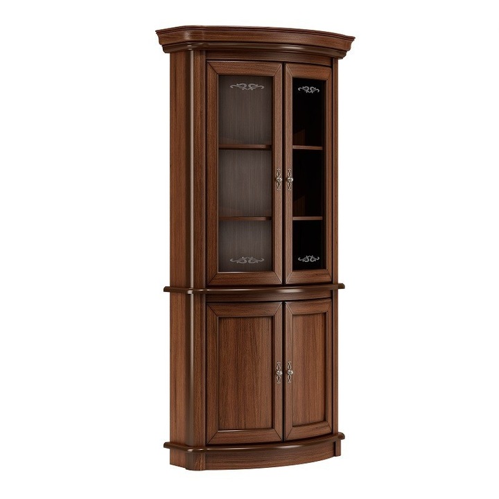 Vitrina coltara Art-Futuro, clasica, 11, nuc italian, 2 usi, 100x200cm