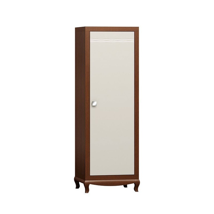Sifonier LARGO, Art-Futuro, wenge, lacat inalt lucios, 2 usi, 66 x 60 x 200 cm