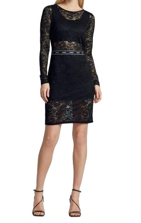 Rochie 50515975, HUGO, Poliamida/Elastan, Negru