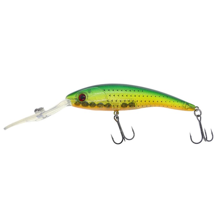 Vobler Hitfish Balanar 10.5cm, 24.3gr, Floating, culoarea 398, pentru pescuitul la trena, evolutie 7-9.2m, salau, stiuca, somn, pastrav lac