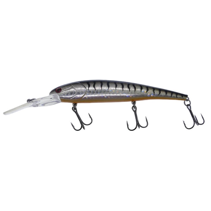 Vobler Hitfish TR Deep 12cm, 19.5gr, Floating, culoare 307, pentru pescuitul la trena, evolutie 7-8.2m, salau, stiuca, somn, pastrav lac
