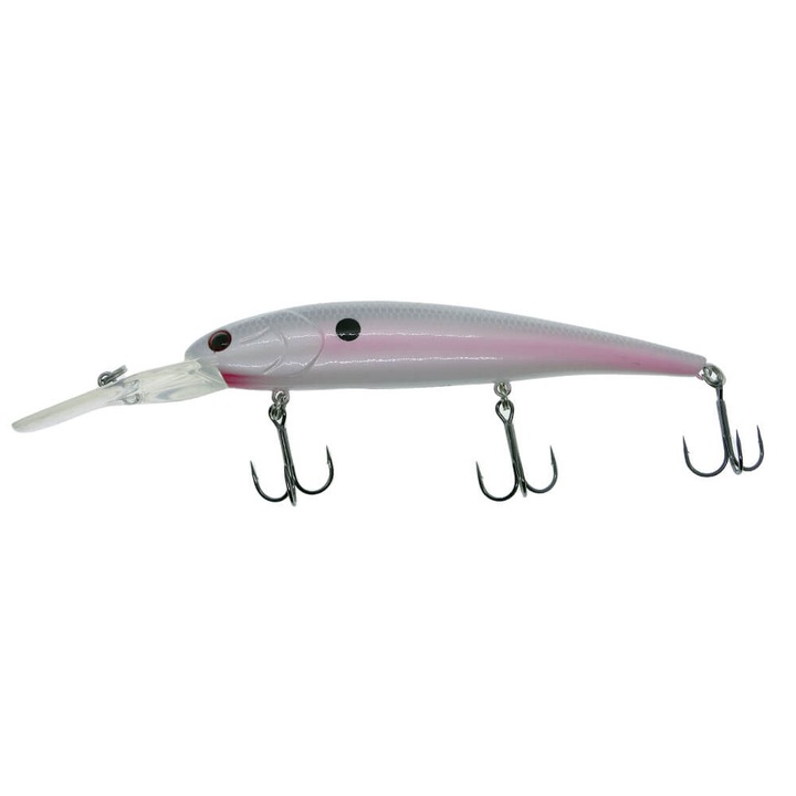 Vobler Hitfish TR Deep 12cm, 19.5gr, Floating, culoare 352, pentru pescuitul la trena, evolutie 7-8.2m, salau, stiuca, somn, pastrav lac