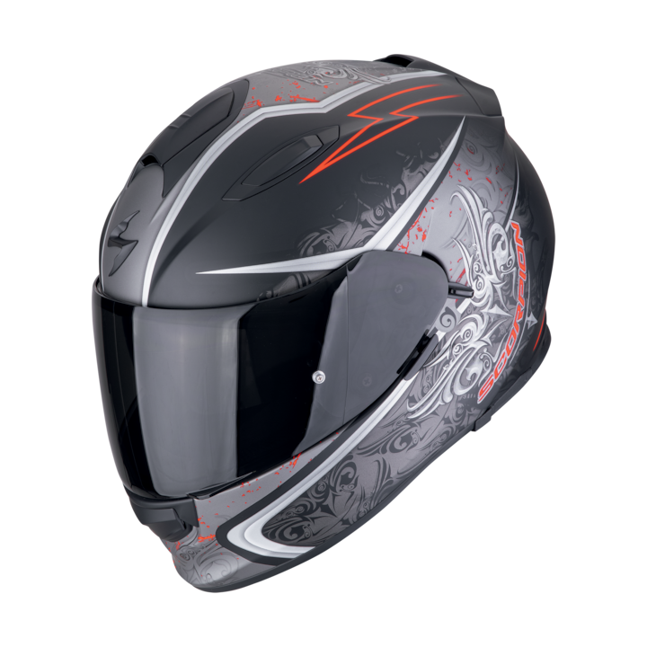 Цялостна мото каска SCORPION Exo 491 Run Matt Black-Red размер M