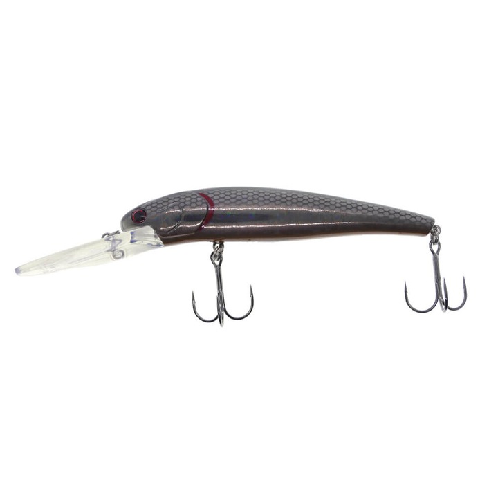 Vobler Hitfish TR Deep 11.5cm, 23.8gr, Floating, culoare 393, pentru pescuitul la trena, evolutie 5-6.4m, salau, stiuca, somn, pastrav lac