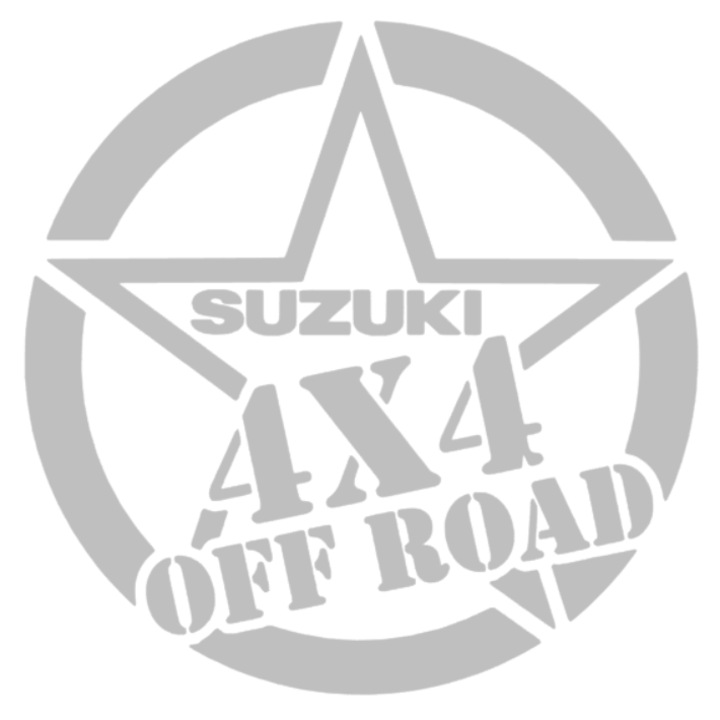 Sticker Stea Suzuki 4x4 off road gri
