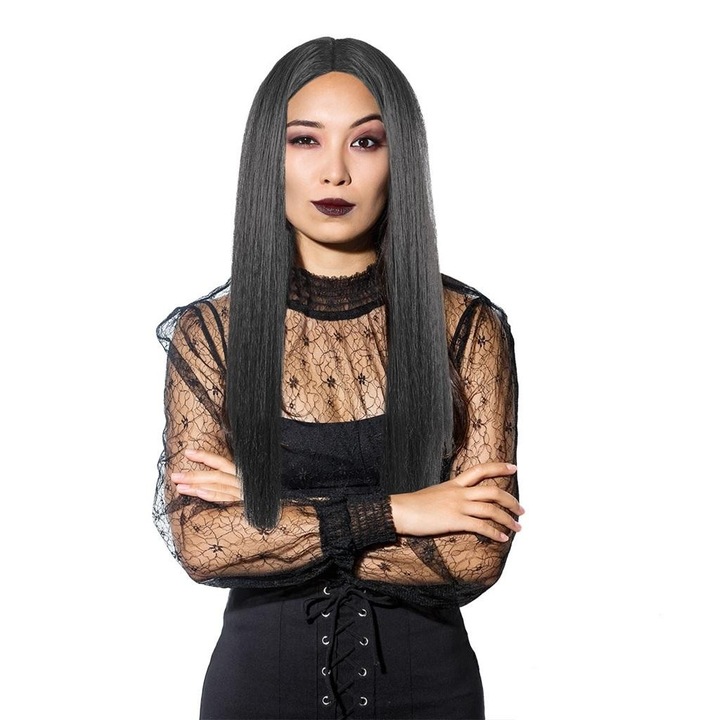 Дълга перука Arpex, 270x210 мм, Черна