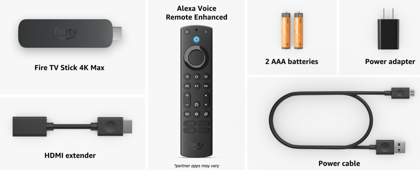 Amazon Fire TV Stick 4K MAX (2023) , Alexa , 16GB, Wi-Fi, Negru