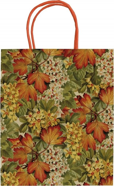 Punga de cadou A5, Skona Ting, frunze de toamna, 19x24x8cm