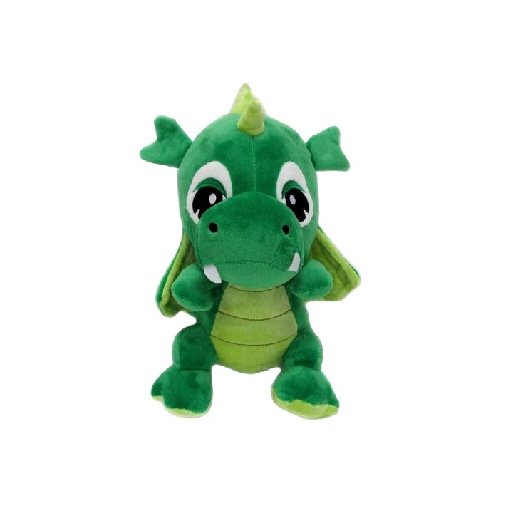 Jucarie de plus, Sun Day, Dragon verde inchis 15 cm