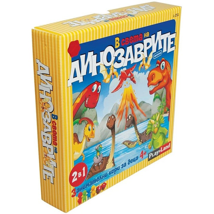 Gyermek társasjáték PlayLand, A dinoszauruszok világában