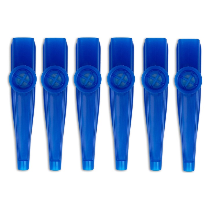 6 db-os Kazoo Cascha készlet, műanyag, kék