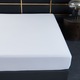 Cearceaf de pat Nonsuch alb 200x200x30cm, material prietenos cu pielea, elastic, confortabil, bumbac