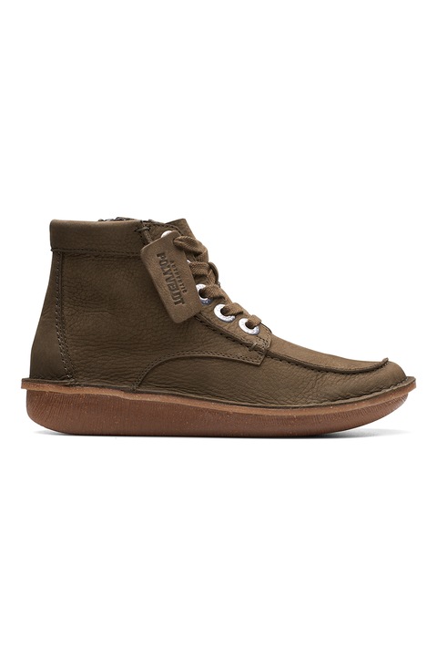 Clarks, Боти Funny Cedar от набук, Каки