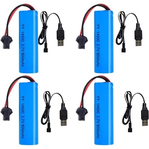 Câble De Charge USB 3,7V 500mAh - Lot De 2, Avec Connecteur SM-2P, Pour Voitures RC, Drones, Jouets